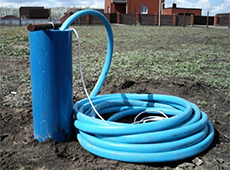 Скважина: ПВХ-труба 125 мм