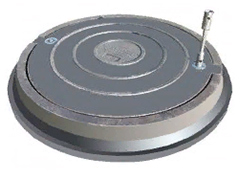 Люк с запорным устройством